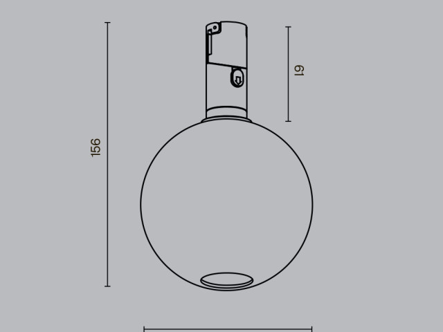 Трековый светильник Technical TR205-1-3W3K-B фото:1
