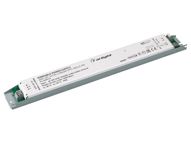Блок питания ARV-SP-24150-LINEAR-PFC-DALI2-PD (24V, 6.25A, 150W) (Arlight, IP20 Металл, 5 лет) фото:2