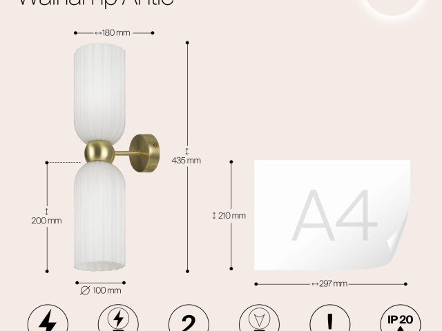 Настенный светильник (бра) Maytoni MOD302WL-02W фото:23