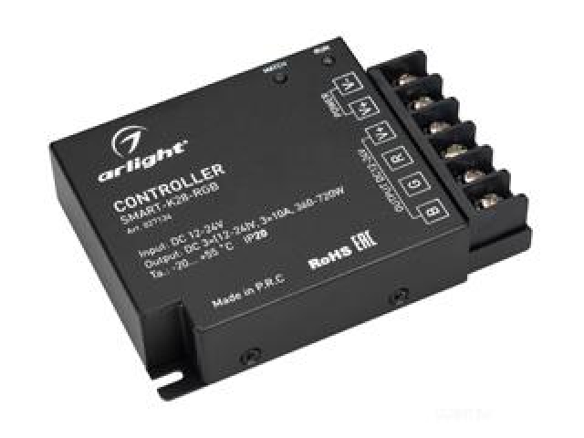 Контроллер SMART-K28-RGB (12-24V, 3x10A, 2.4G) (Arlight, IP20 Металл, 5 лет) фото:3
