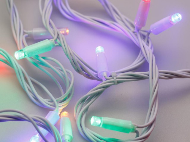 Светодиодная гирлянда ARD-STRING-CLASSIC-10000-WHITE-100LED-LIVE RGB (230V, 7W) (Ardecoled, IP65) фото:5