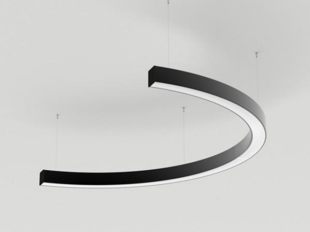 Светильник SP-LINE-HANG-ARC-C3535-D800-34W Warm3000 (BLACK, 230V) (Arlight, Металл) фото:2
