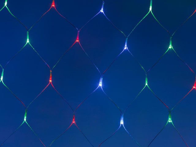Светодиодная гирлянда ARD-NETLIGHT-HOME-1500x1000-CLEAR-96LED RGB (230V, 9W) (Ardecoled, IP20) фото:5