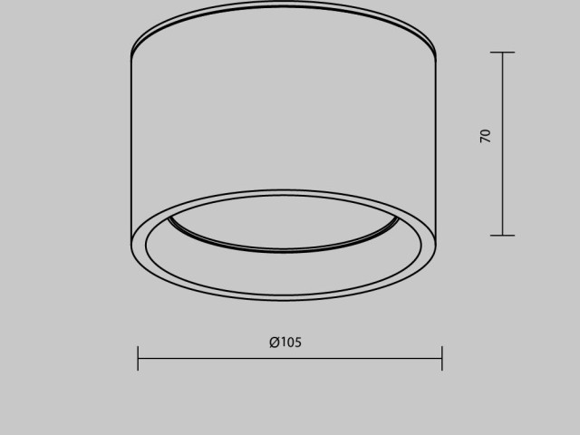 Потолочный светильник Technical C090CL-10W3K-W фото:8