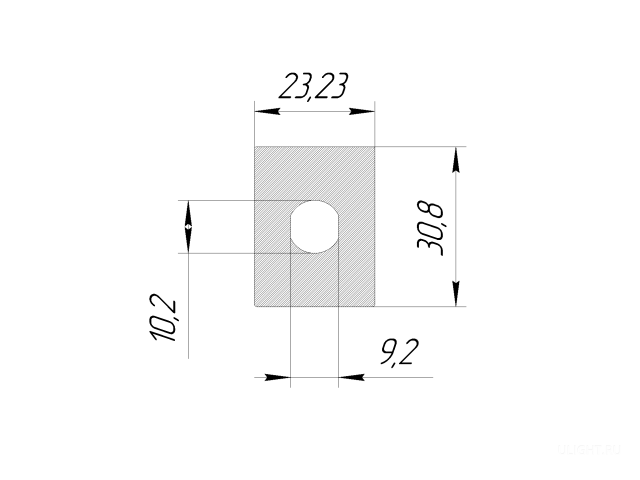 OneLine Tube base insert 1.5mm galvanized steel фото:1