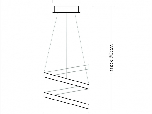 Подвесной светильник ULIGHT Spiral Фото:2