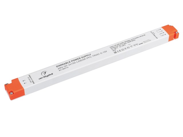 Блок питания ARV-SP-24150-LINEAR-PFC-TRIAC-0-10V (24V, 6.25A, 150W) (Arlight, IP20 Пластик, 5 лет) фото:2