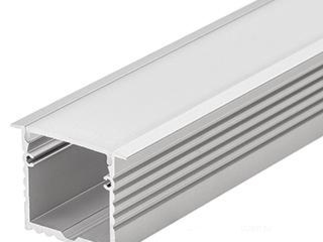 Профиль с экраном ALU-POWER-W35-2000-F ANOD+FROST (Arlight, Алюминий) фото:5