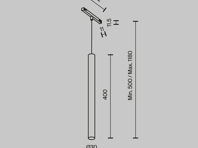 Трековый светильник Technical TR245-7W3K-B фото:10