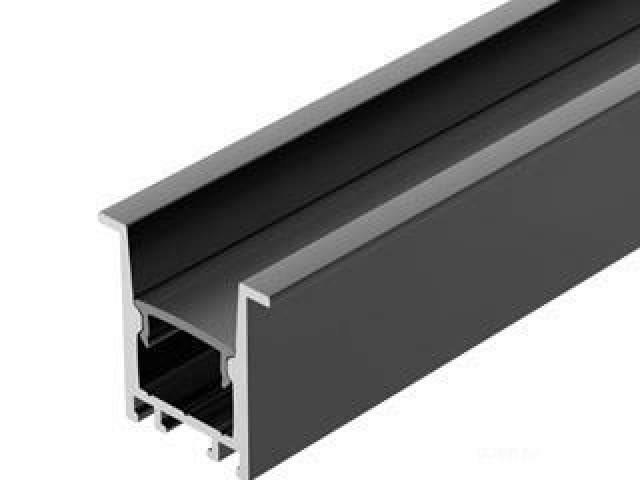 Профиль SL-COMFORT-2322-F-2000 ANOD BLACK (Arlight, Алюминий) фото:5