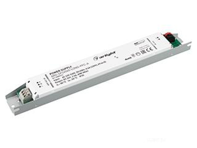 Блок питания ARV-SP24060-LONG-PFC-A (24V, 2.5A, 60W) (Arlight, IP20 Металл, 5 лет) фото:2
