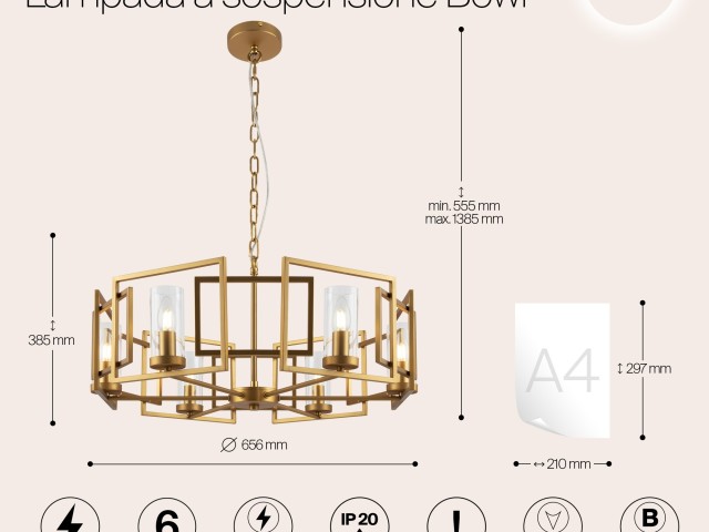 Подвесной светильник Maytoni H009PL-06G фото:19