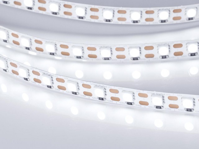 Лента RT 2-5000 12V Cx1 White6000 2x (5060, 360 LED, LUX) (Arlight, 15.6 Вт/м, IP20) фото:5