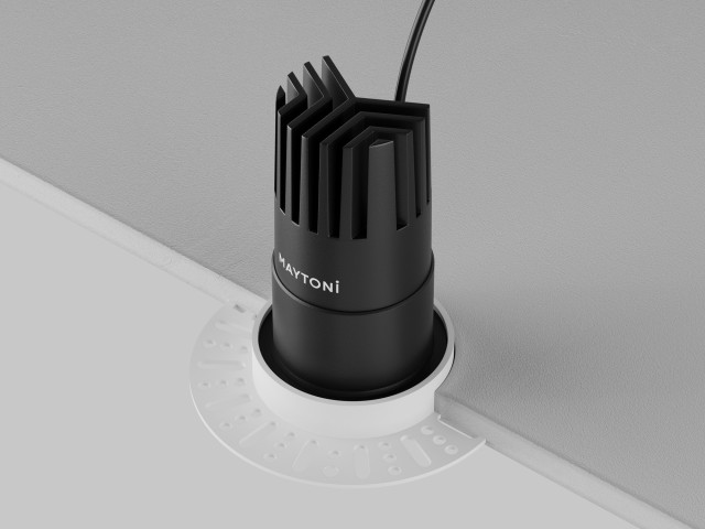Встраиваемый светильник Technical DL120-10W-4K-TRS-B фото:1
