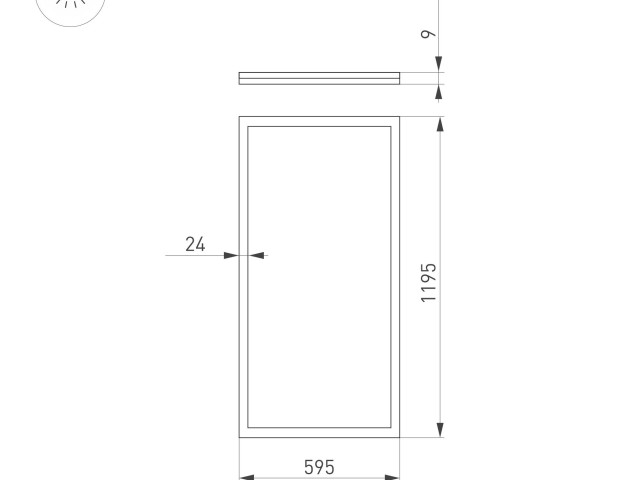 Светильник DL-INTENSO-S600x1200-60W White6000 (WH, 120 deg, 230V) (Arlight, IP40 Металл, 3 года) фото:6
