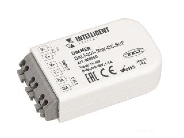INTELLIGENT ARLIGHT Диммер DALI-201-50W-DC-SUF (11-50V DC, 1400mА) (IARL, IP20 Пластик, 3 года) фото:3
