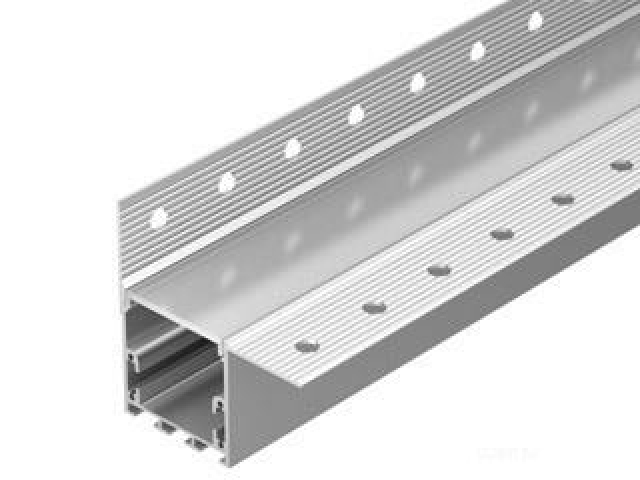 Профиль с экраном SL-LINIA32-FANTOM-EDGE-2500 ANOD+FROST (Arlight, Алюминий) фото:1