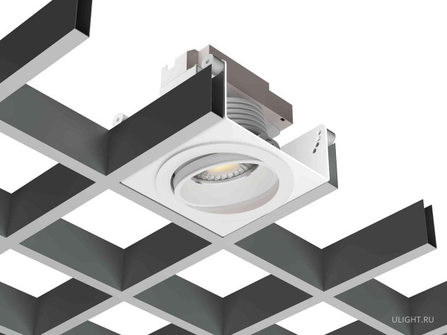 Светильник HOKASU DOT Grilyato-100 Spin noPS (RAL9003/15deg — 2.7K/10W) фото:1