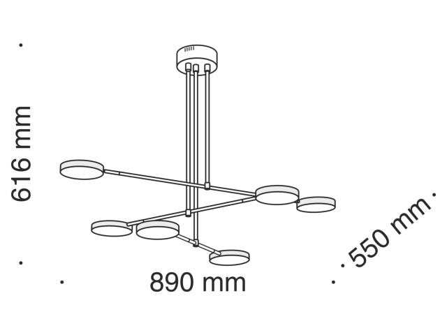Подвесной светильник Maytoni MOD070PL-L38B3K фото:33