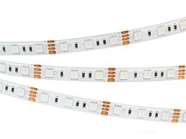 Лента герметичная RTW-SE-B60-10mm 12V RGB (14.4 W/m, IP65, 5060, 5m) (Arlight, -) фото:1