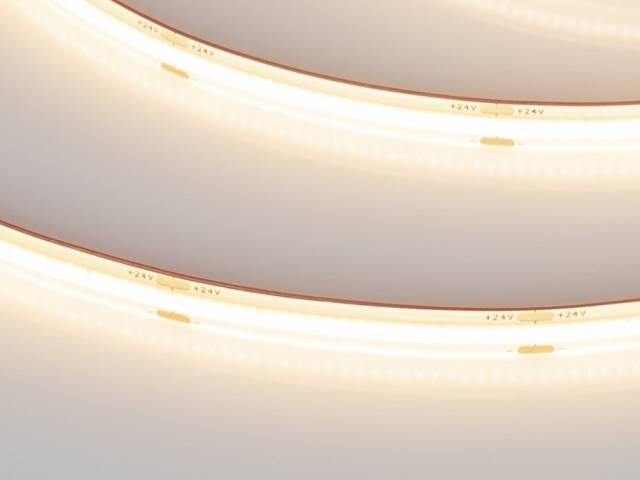 Лента герметичная COB-SE-X480-8mm 24V Warm3000 (10 W/m, IP65, 5m) (Arlight, 5 лет) фото:5