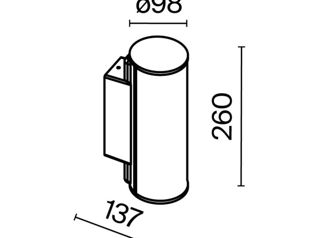 Настенный светильник (бра) Outdoor O434WL-L12GF3K фото:9