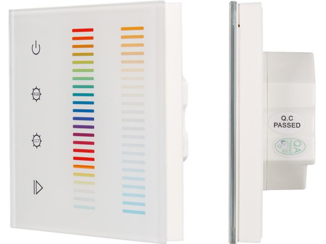 Панель Sens SR-2834-5C-AC-RF-IN White (220V,RGB+CCT,1 зона) (Arlight, IP20 Пластик, 3 года) фото:5