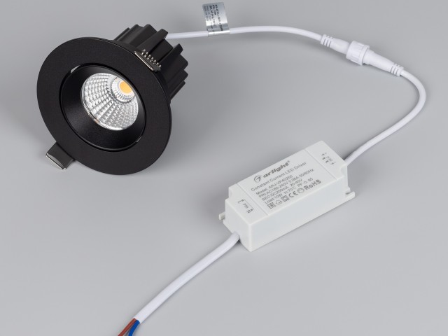 Светильник MS-ATOLL-BUILT-TURN-R94-10W Warm3000 (BK, 60 deg, 230V) (Arlight, IP54 Металл, 5 лет) фото:10