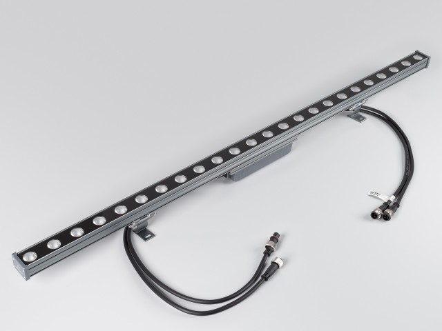 Светодиодный прожектор AR-LINE-1000M-24W-24V RGB (Grey, 30 deg, DMX512) (Arlight, Закрытый) фото:8