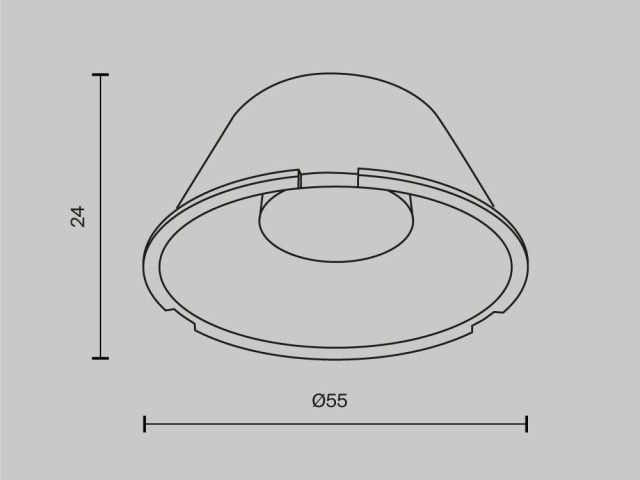 Комплектующие для светильника Technical LensD49-60 фото:1