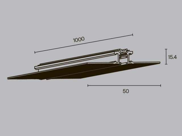 Шинопровод встраиваемый Technical TRX184-131B фото:2