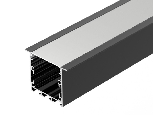Профиль LINIA49-F-S-2000 BLACK (Arlight, Алюминий) фото:2