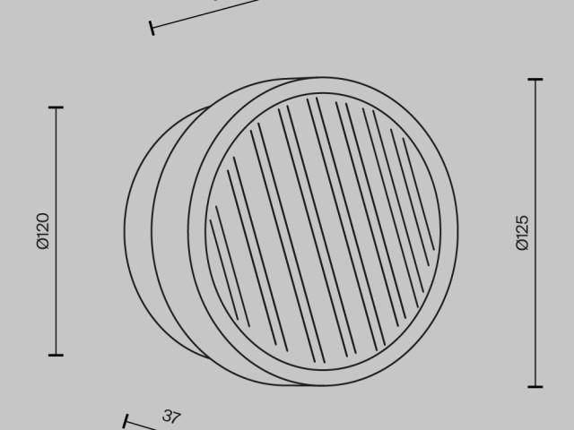 Настенный светильник (бра) Maytoni MOD493WL-L6PTK1 фото:1