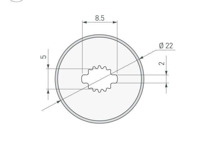 Силиконовый профиль WPH-FLEX-D22-360deg-S8-5m BLACK (Arlight, Силикон) фото:5