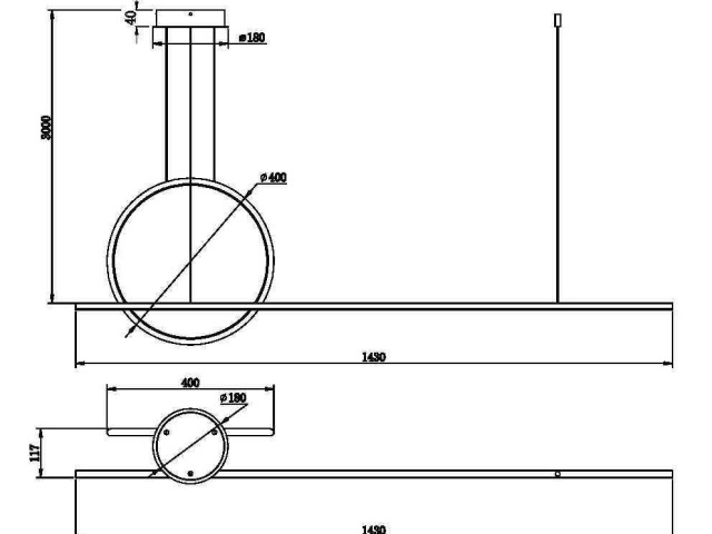 Подвесной светильник Maytoni MOD247PL-L49BK фото:1