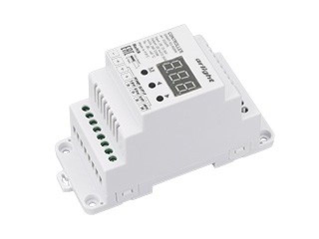 Контроллер SMART-K3-RGBW (12-36V, 4x5A, DIN, 2.4G) (Arlight, IP20 Пластик, 5 лет) фото:6