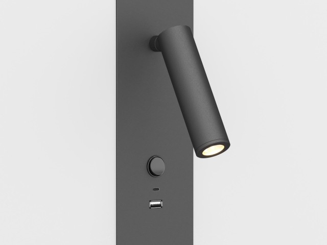Светильник SP-BED-CHARGE-BUILT-S80x230-3W Warm3000 (BK, 20 deg, 230V, USB-A, USB-C) (Arlight, IP20 Металл, 3 года) фото:4