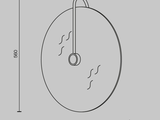 Настенный светильник (бра) Maytoni MOD305WL-03B фото:5