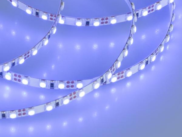 Лента RT 2-5000 12V Blue 5mm 2x (3528, 600 LED, LUX) (Arlight, 9.6 Вт/м, IP20) фото:6