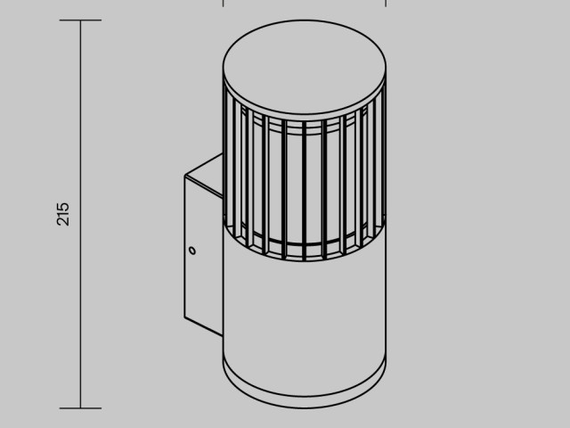 Уличный настенный светильник Outdoor O492WL-01GF фото:11