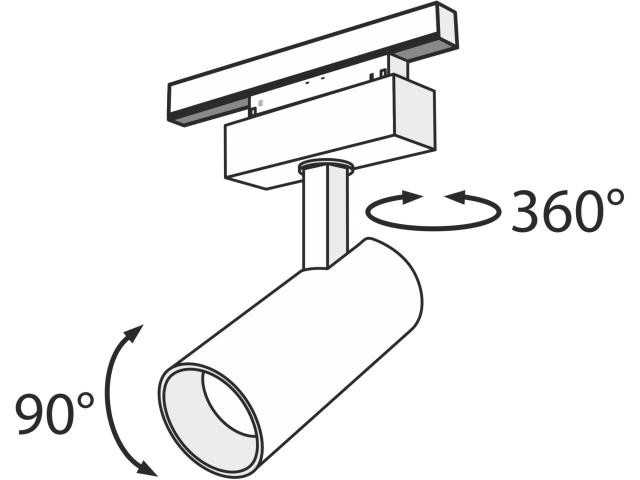Трековый светильник Technical TR019-2-15W4K-B фото:4