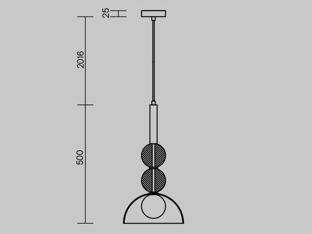 Подвесной светильник Freya FR5482PL-01BS1 фото:6