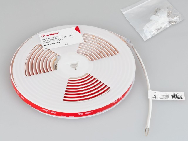 Лента герметичная COB-PS-X480-12mm 24V Warm3000 (15 W/m, IP67, TWP100, 5m) (Arlight, -) фото:2