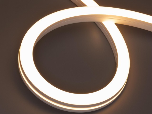 Лента герметичная MOONLIGHT-SIDE-X280-20x20mm 24V Warm2700 (10 W/m, IP67, 15m, wire x1) (Arlight, Вывод боковой, 5 лет) фото:1