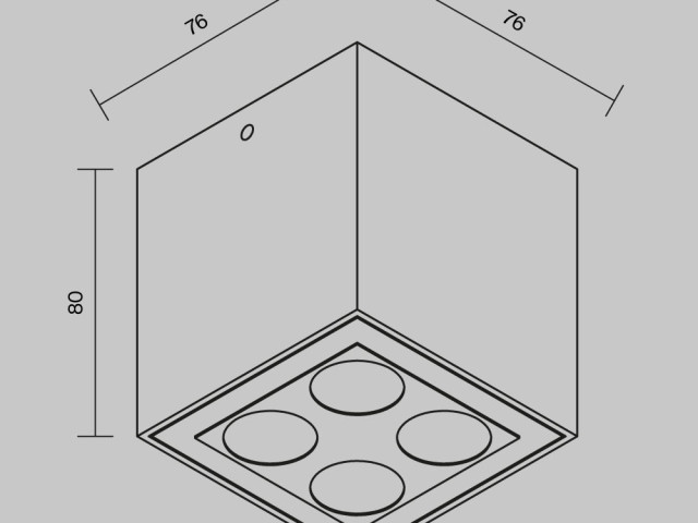 Уличный потолочный светильник Outdoor O309CL-L8GF3K фото:20