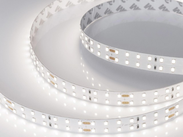 Лента RT 2-5000 24V Day4000 2x2 (2835, 980 LED, LUX) (Arlight, 20 Вт/м, IP20) фото:2