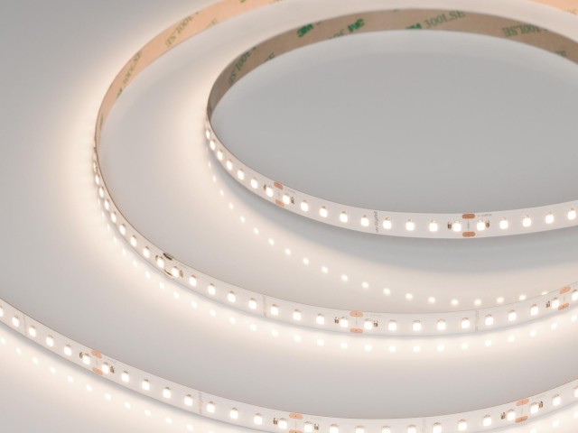 Лента UL-A126-10mm 24V Warm3500 (8 W/m, IP20, 5m) (Arlight, высок.эфф.165 лм/Вт) фото:2