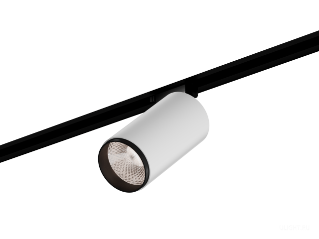 Трековый светильник HOKASU Tube Zoom TR2 (85-160/ral9003 – 30w/4090/12-50deg) фото:1