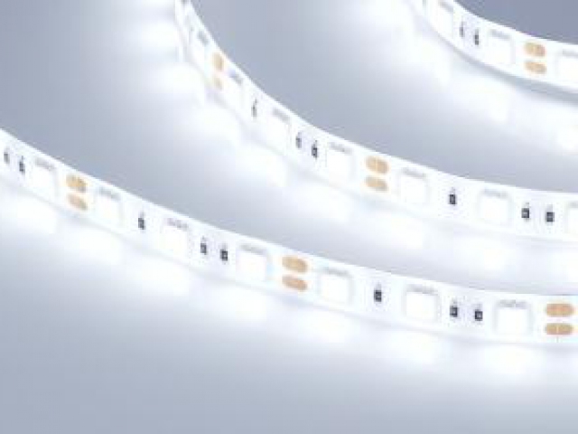Лента RTW 2-5000SE 12V Cool 2x (5060, 300 LED, LUX) (Arlight, 14.4 Вт/м, IP65) фото:1