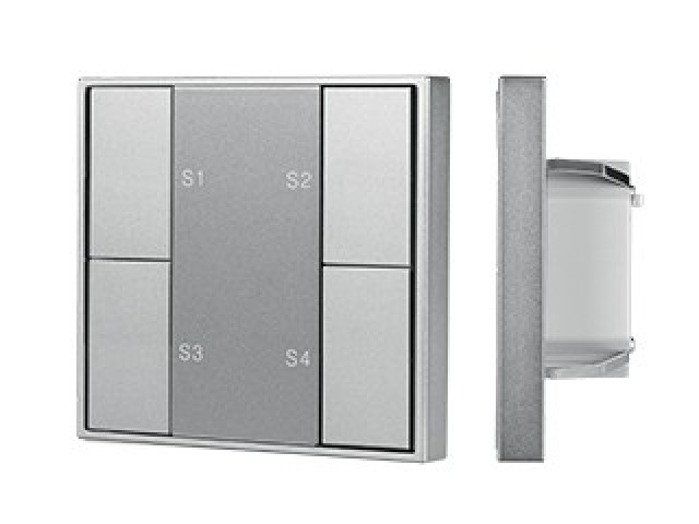 INTELLIGENT ARLIGHT Кнопочная панель DALI-201-23-1G-4SC-IN Silver (BUS, Frame) (IARL, IP20 Металл, 3 года) фото:2